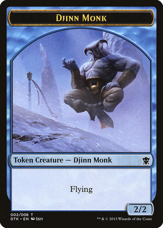 Djinn Monk Token [Dragons of Tarkir Tokens] | Exor Games Summserside