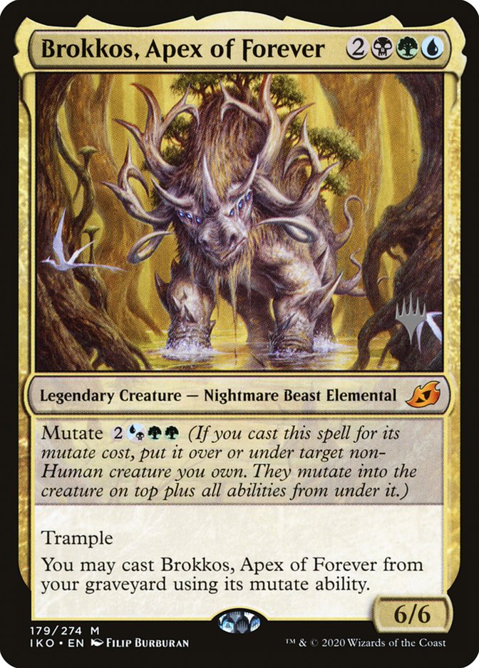 Brokkos, Apex of Forever (Promo Pack) [Ikoria: Lair of Behemoths Promos] | Exor Games Summserside