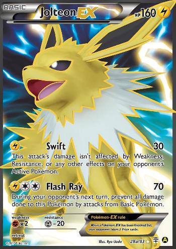 Jolteon EX (28a/83) (Alternate Art Promo) [XY: Generations] | Exor Games Summserside