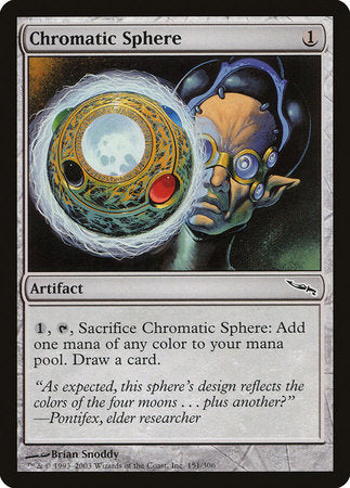 Chromatic Sphere [Mirrodin] | Exor Games Summserside