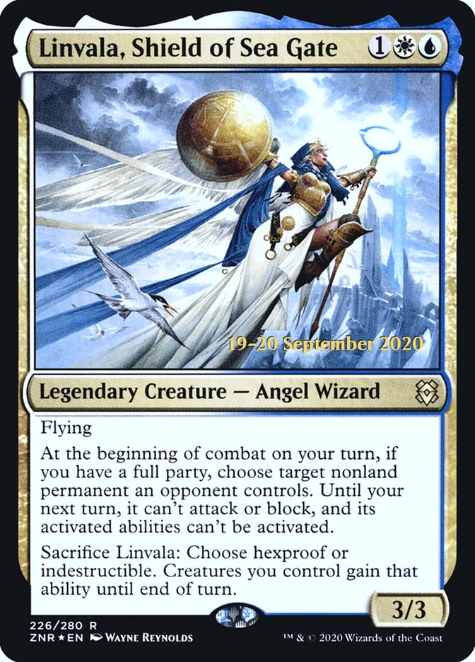 Linvala, Shield of Sea Gate  [Zendikar Rising Prerelease Promos] | Exor Games Summserside