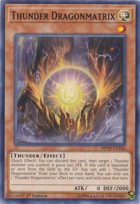Thunder Dragonmatrix [MP19-EN166] Common | Exor Games Summserside