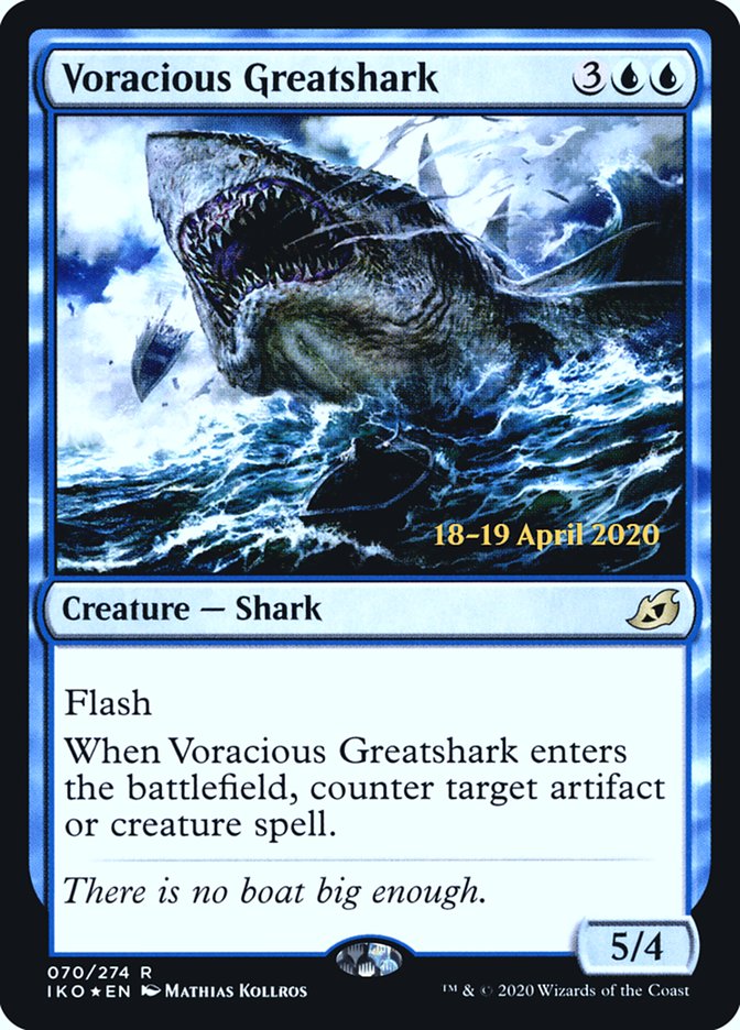 Voracious Greatshark  [Ikoria: Lair of Behemoths Prerelease Promos] | Exor Games Summserside