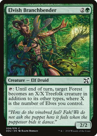 Elvish Branchbender [Duel Decks: Elves vs. Inventors] | Exor Games Summserside