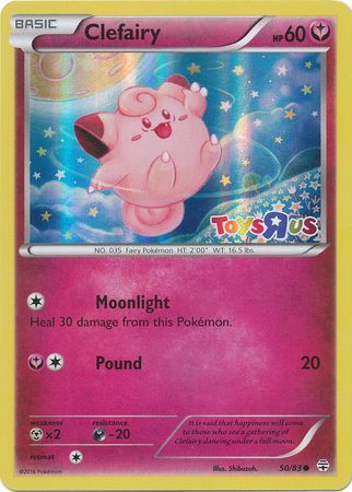 Clefairy (50/83) (Toys R Us Promo) [XY: Generations] | Exor Games Summserside