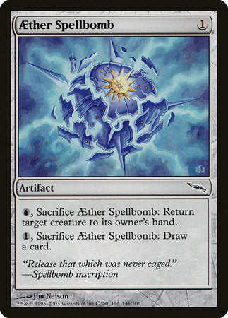 Aether Spellbomb [Mirrodin] | Exor Games Summserside