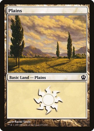 Plains (233) [Theros] | Exor Games Summserside