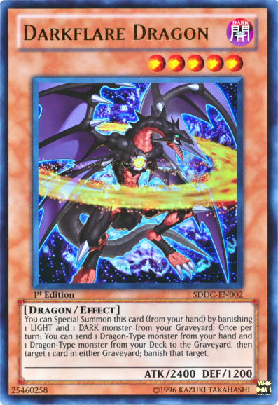 Darkflare Dragon [SDDC-EN002] Ultra Rare | Exor Games Summserside