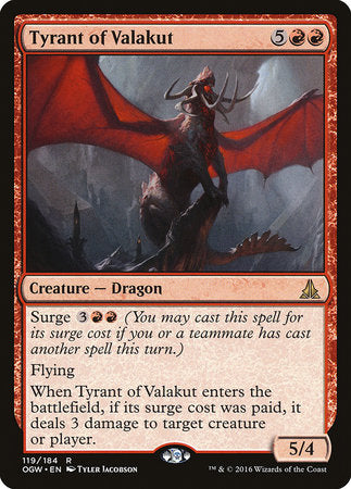 Tyrant of Valakut [Oath of the Gatewatch] | Exor Games Summserside