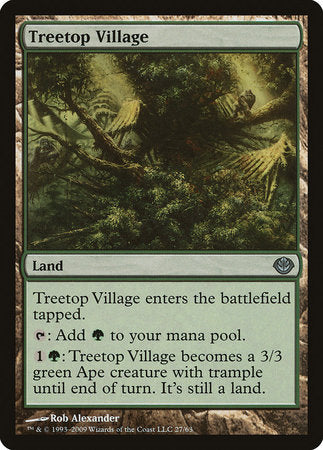 Treetop Village [Duel Decks: Garruk vs. Liliana] | Exor Games Summserside