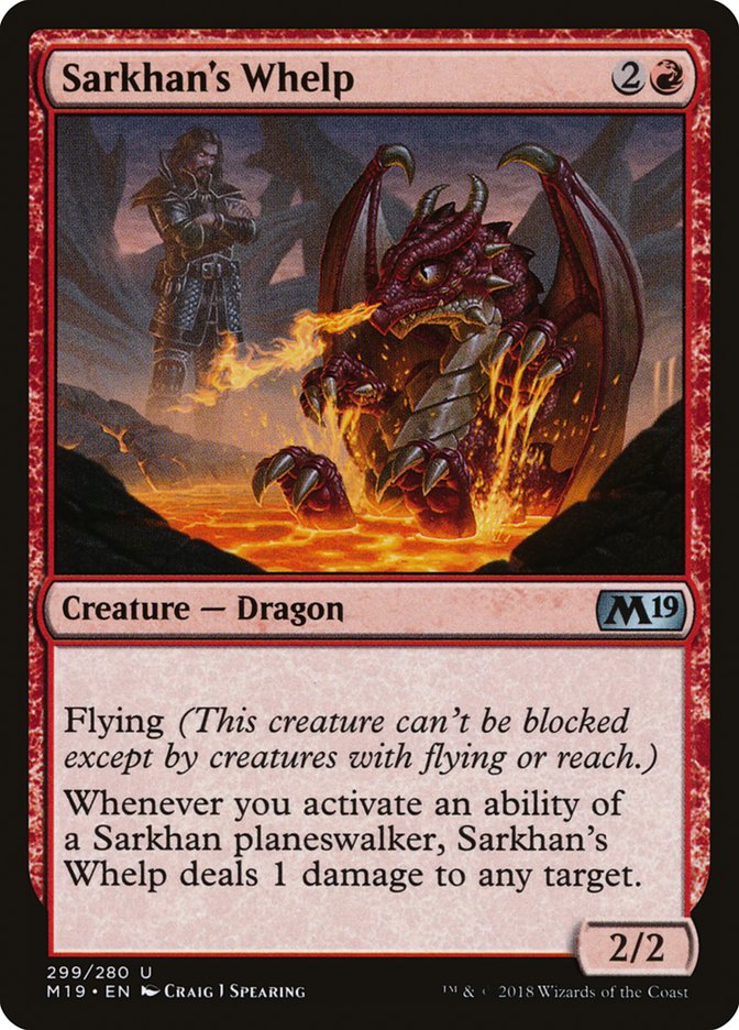 Sarkhan's Whelp [Core Set 2019] | Exor Games Summserside