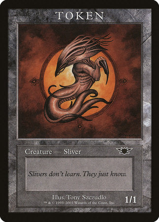 Sliver Token (Legions) [Magic Player Rewards 2003] | Exor Games Summserside