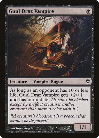 Guul Draz Vampire [Zendikar] | Exor Games Summserside