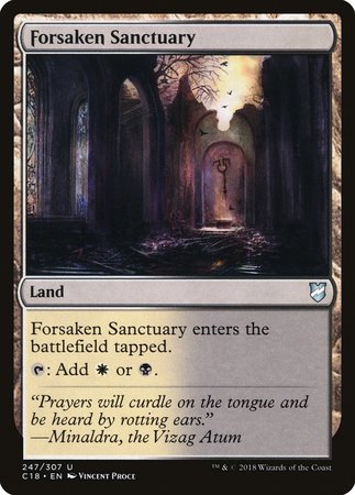 Forsaken Sanctuary [Commander 2018] | Exor Games Summserside