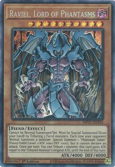 Raviel, Lord of Phantasms [MP21-EN254] Prismatic Secret Rare | Exor Games Summserside