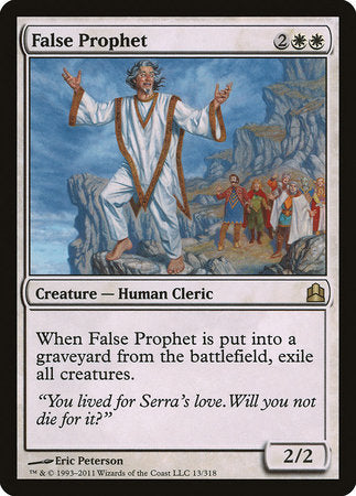 False Prophet [Commander 2011] | Exor Games Summserside