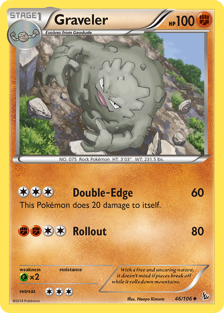 Graveler (46/106) [XY: Flashfire] | Exor Games Summserside