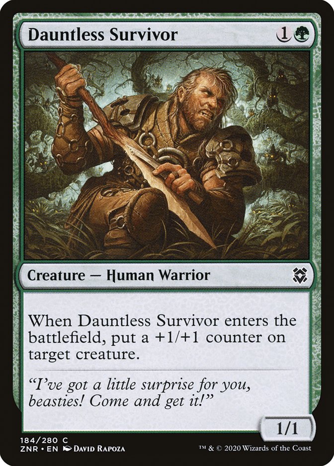 Dauntless Survivor [Zendikar Rising] | Exor Games Summserside