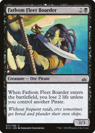 Fathom Fleet Boarder [Rivals of Ixalan] | Exor Games Summserside