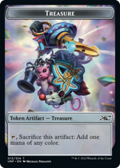 Teddy Bear // Treasure (013) Double-sided Token [Unfinity Tokens] | Exor Games Summserside