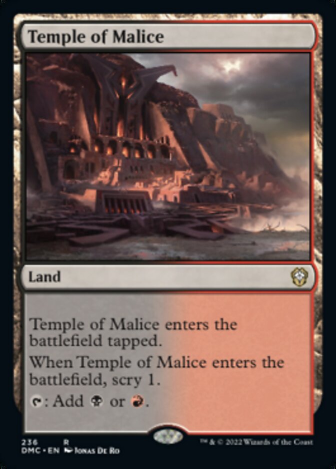 Temple of Malice [Dominaria United Commander] | Exor Games Summserside
