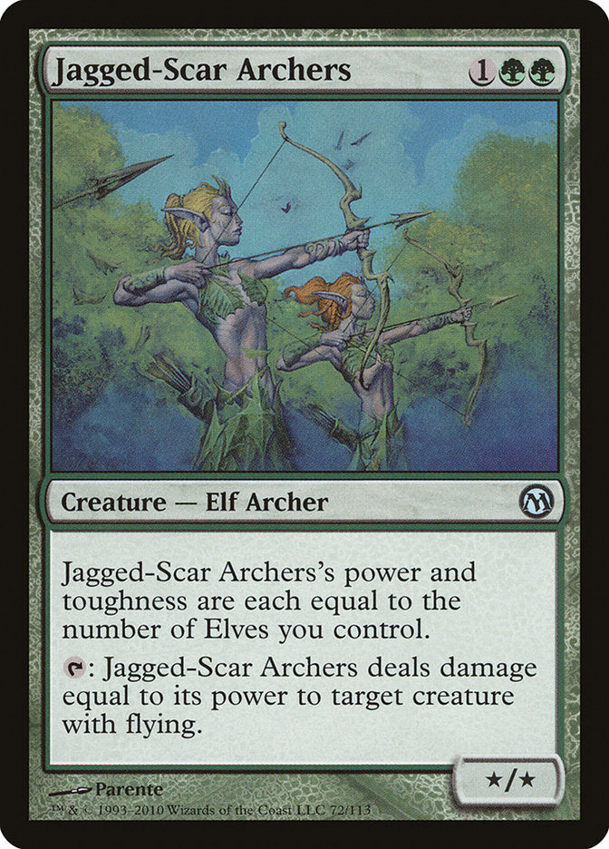 Jagged-Scar Archers [Duels of the Planeswalkers] | Exor Games Summserside