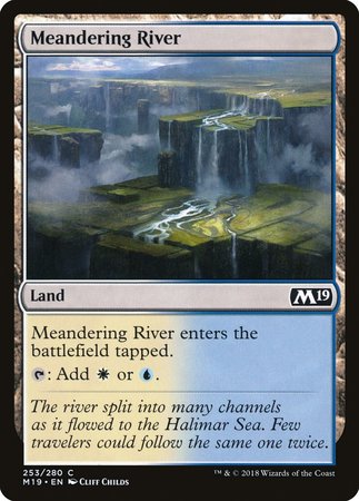 Meandering River [Core Set 2019] | Exor Games Summserside