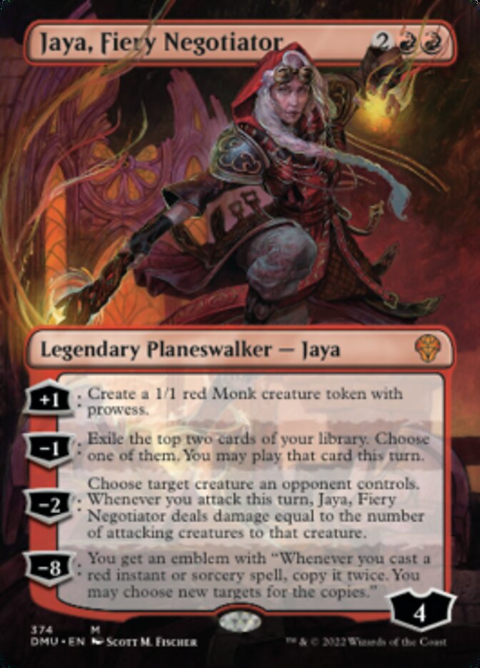 Jaya, Fiery Negotiator (Borderless) [Dominaria United] | Exor Games Summserside