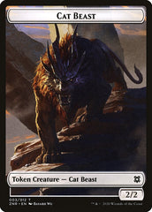 Cat Beast Token [Zendikar Rising] | Exor Games Summserside