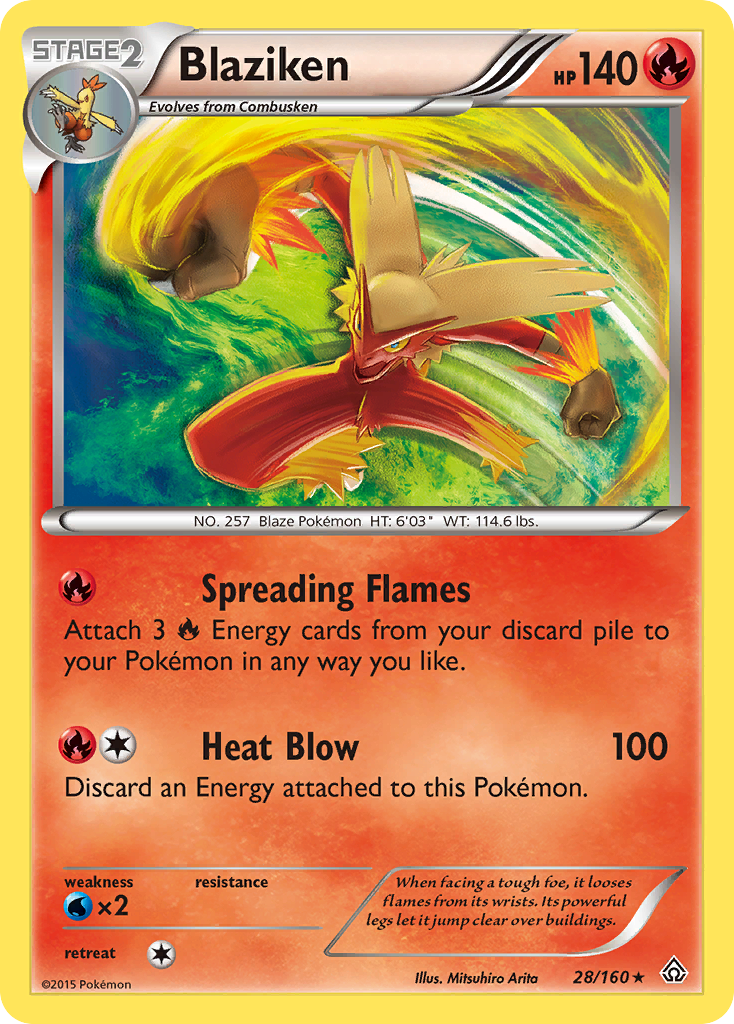 Blaziken (28/160) [XY: Primal Clash] | Exor Games Summserside