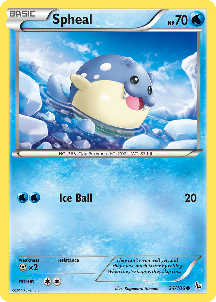 Spheal (24/106) [XY: Flashfire] | Exor Games Summserside