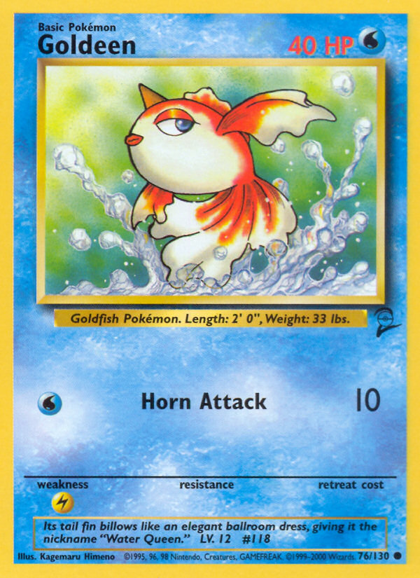 Goldeen (76/130) [Base Set 2] | Exor Games Summserside