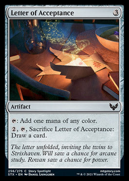 Letter of Acceptance [Strixhaven: School of Mages] | Exor Games Summserside
