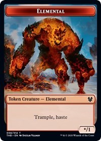 Elemental // Satyr Double-sided Token [Theros Beyond Death Tokens] | Exor Games Summserside