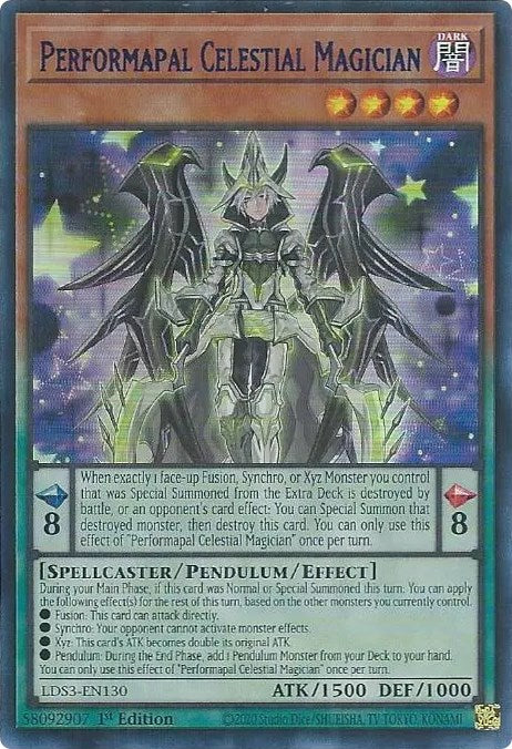 Performapal Celestial Magician (Blue) [LDS3-EN130] Ultra Rare | Exor Games Summserside