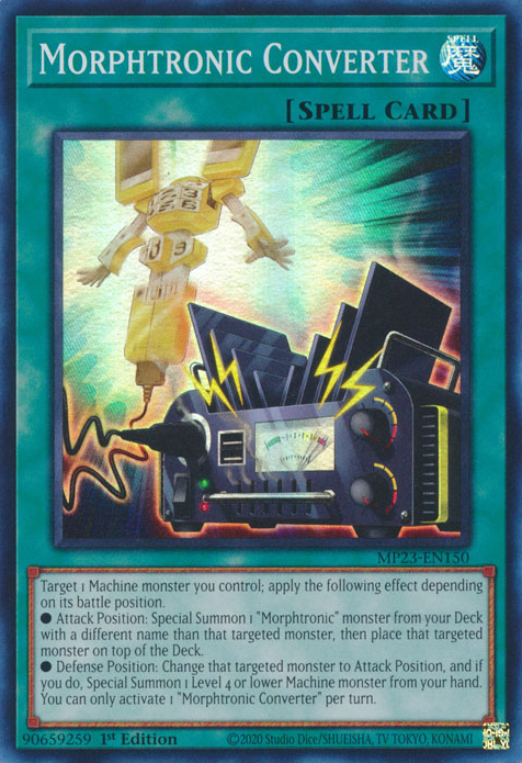 Morphtronic Converter [MP23-EN150] Super Rare | Exor Games Summserside