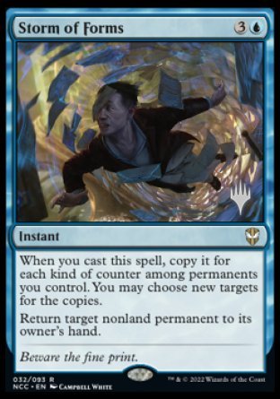 Storm of Forms (Promo Pack) [Streets of New Capenna Commander Promos] | Exor Games Summserside