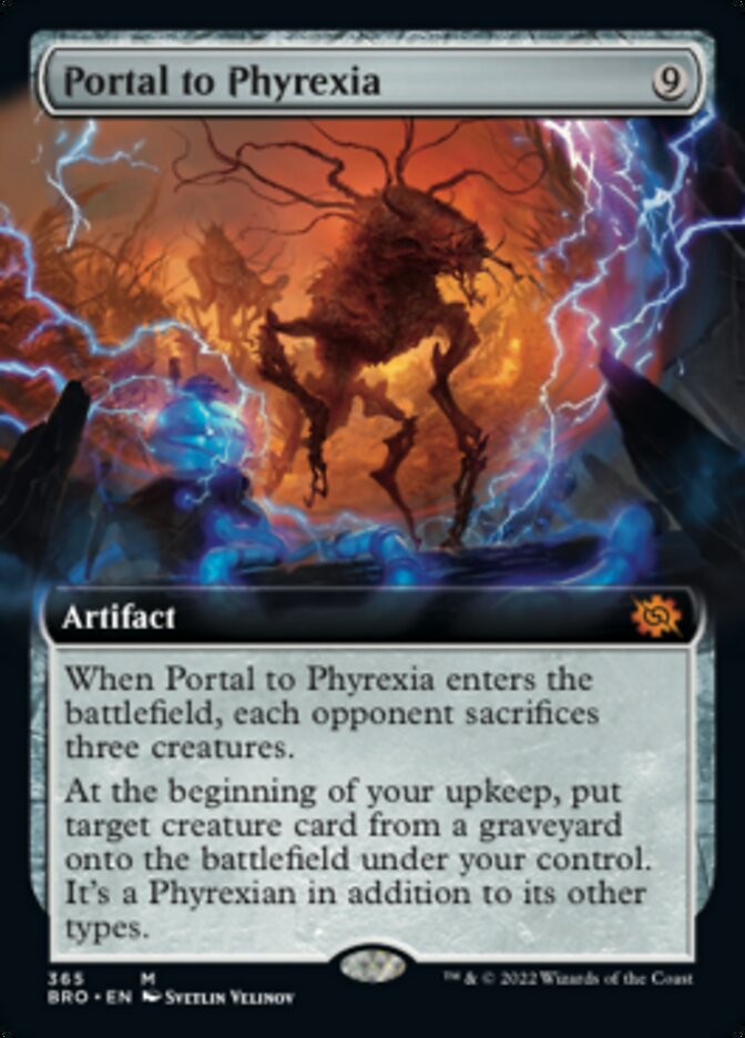 Portal to Phyrexia (Extended Art) [The Brothers' War] | Exor Games Summserside
