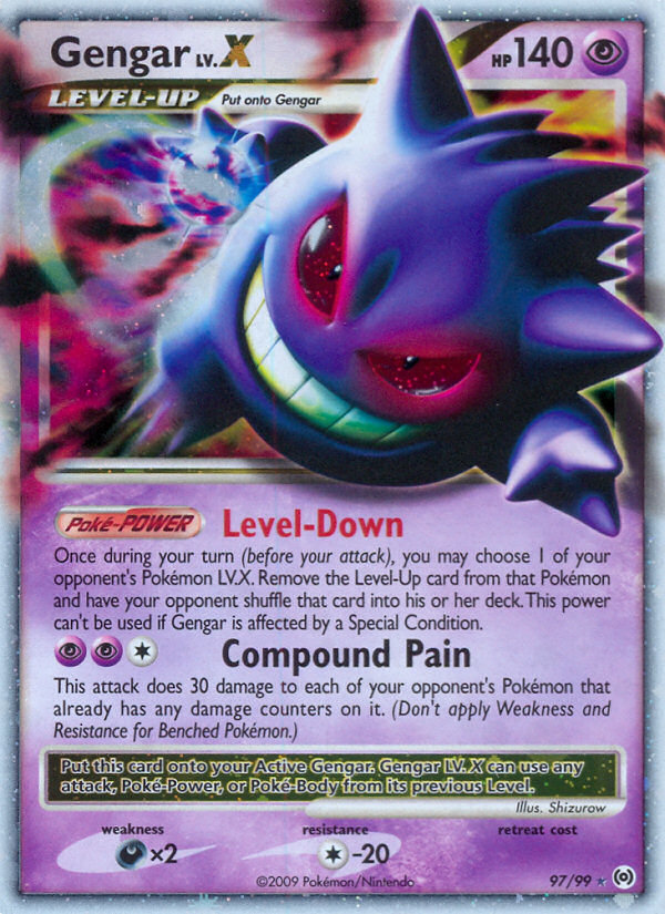 Gengar LV.X (97/99) [Platinum: Arceus] | Exor Games Summserside