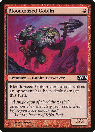 Bloodcrazed Goblin [Magic 2011] | Exor Games Summserside