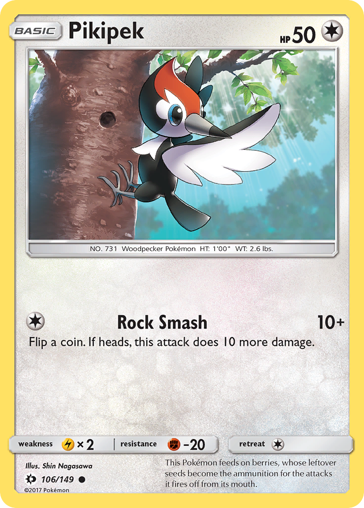 Pikipek (106/149) [Sun & Moon: Base Set] | Exor Games Summserside