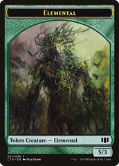 Elemental // Beast (019/036) Double-sided Token [Commander 2014 Tokens] | Exor Games Summserside