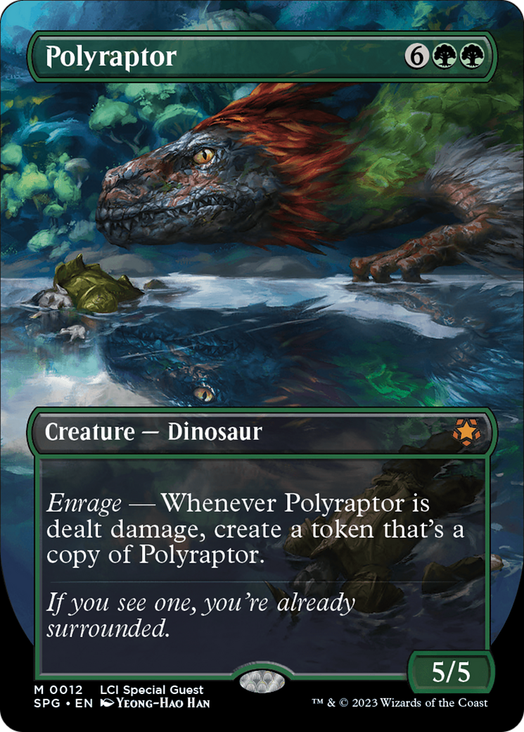 Polyraptor (Borderless) [The Lost Caverns of Ixalan Special Guests] | Exor Games Summserside