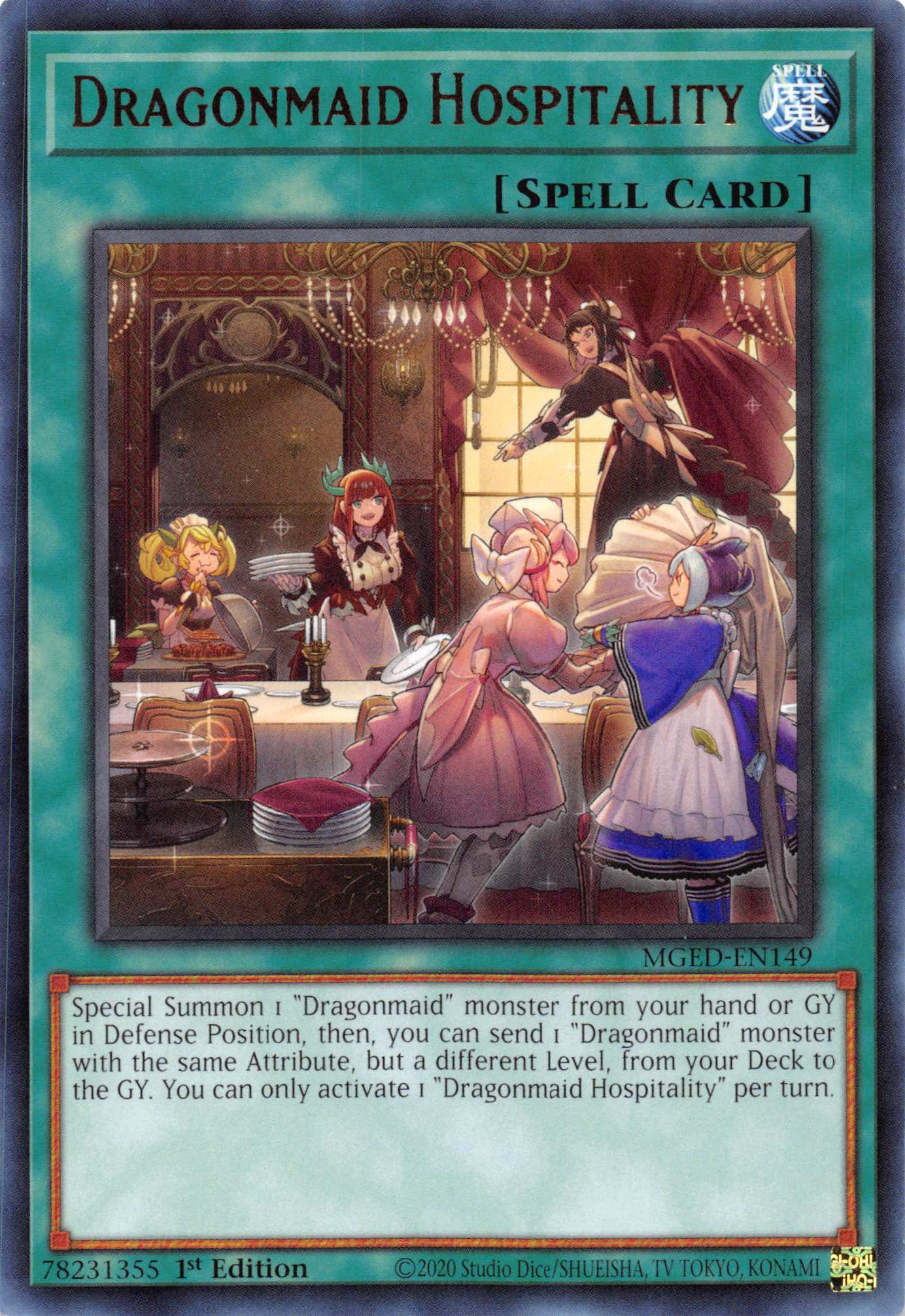 Dragonmaid Hospitality [MGED-EN149] Rare | Exor Games Summserside