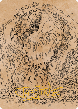 Nemesis Phoenix Art Card (Gold-Stamped Signature) [Commander Legends: Battle for Baldur's Gate Art Series] | Exor Games Summserside