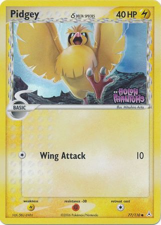 Pidgey (77/110) (Delta Species) (Stamped) [EX: Holon Phantoms] | Exor Games Summserside