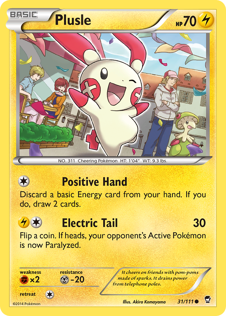 Plusle (31/111) [XY: Furious Fists] | Exor Games Summserside