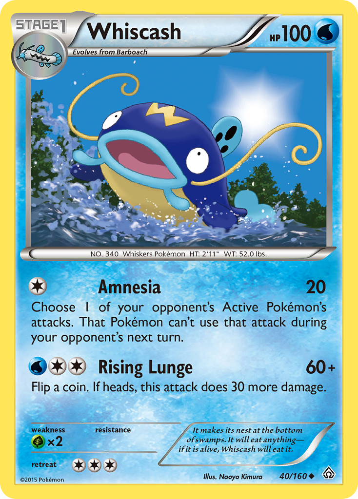 Whiscash (40/160) [XY: Primal Clash] | Exor Games Summserside