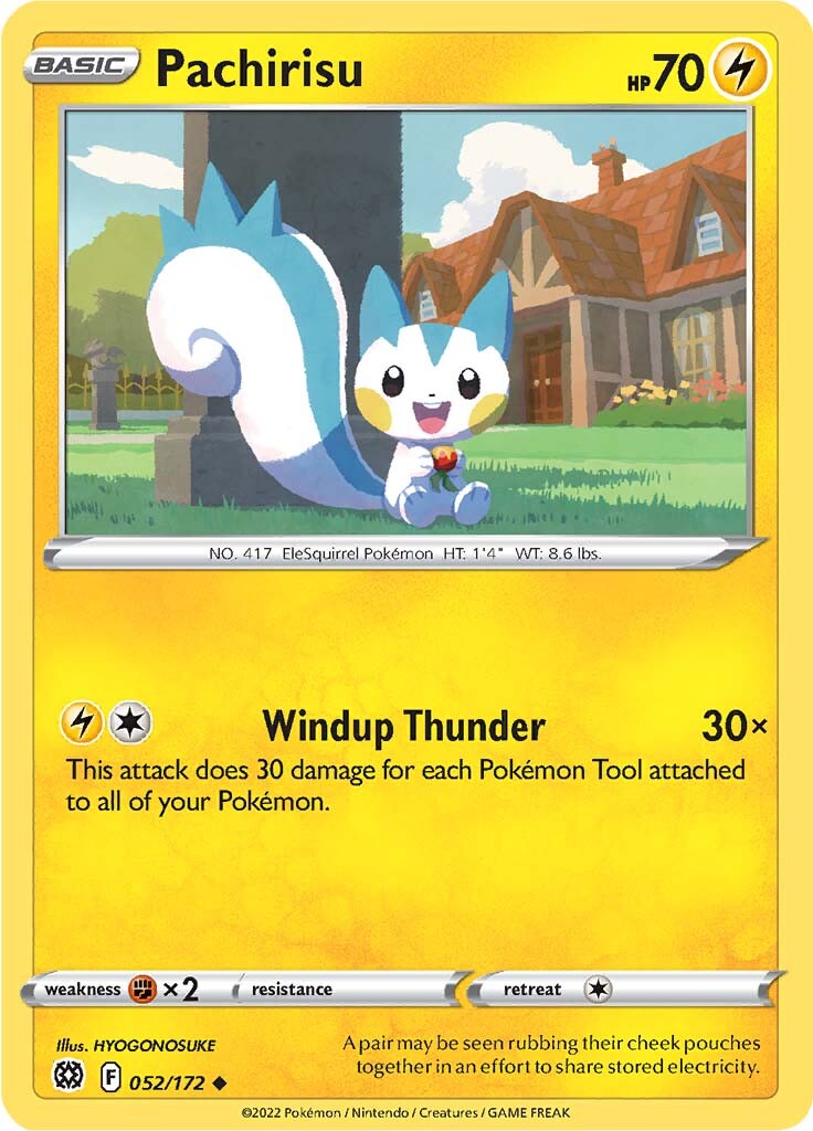 Pachirisu (052/172) [Sword & Shield: Brilliant Stars] | Exor Games Summserside