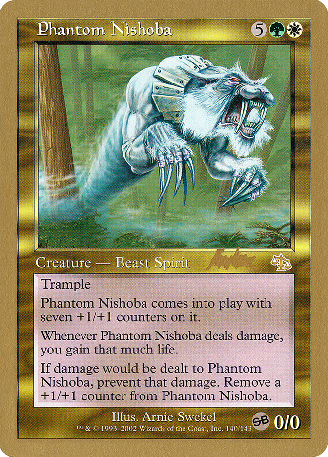 Phantom Nishoba (Brian Kibler) (SB) [World Championship Decks 2002] | Exor Games Summserside